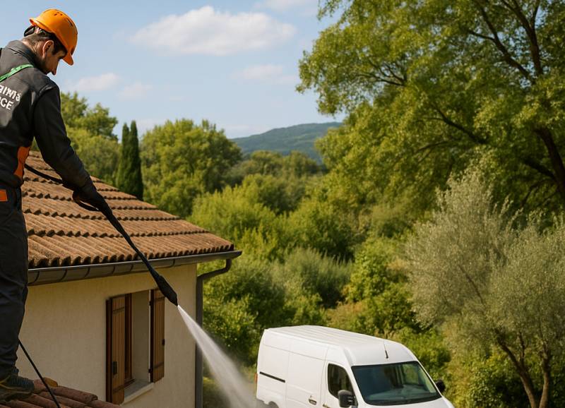 Nettoyage de toiture à Valence (Drôme)